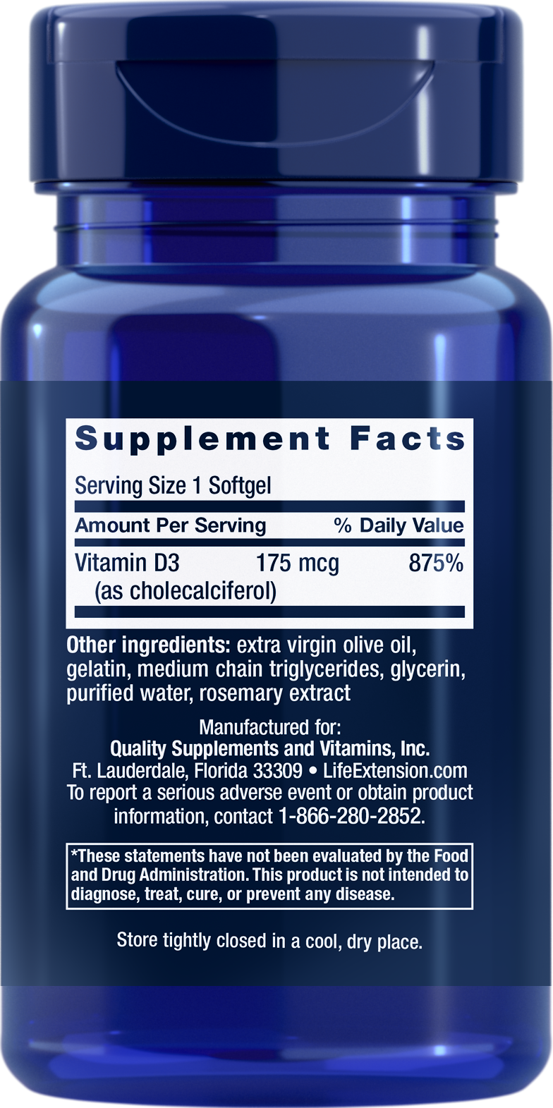 Life Extension Vitamin D3