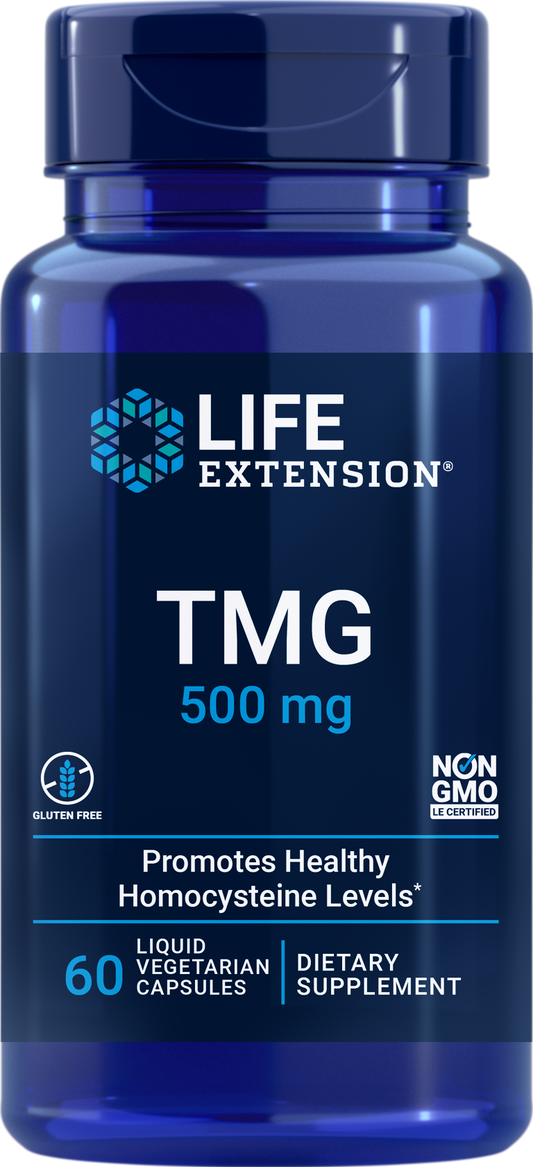 Life Extension TMG 500mg 60 Liquid Vcaps