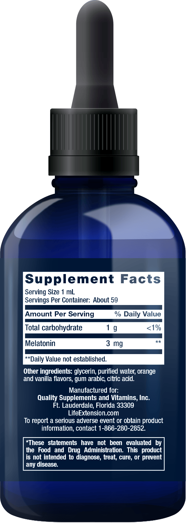 Melatonin supplement facts label (02234E_SupFacts)