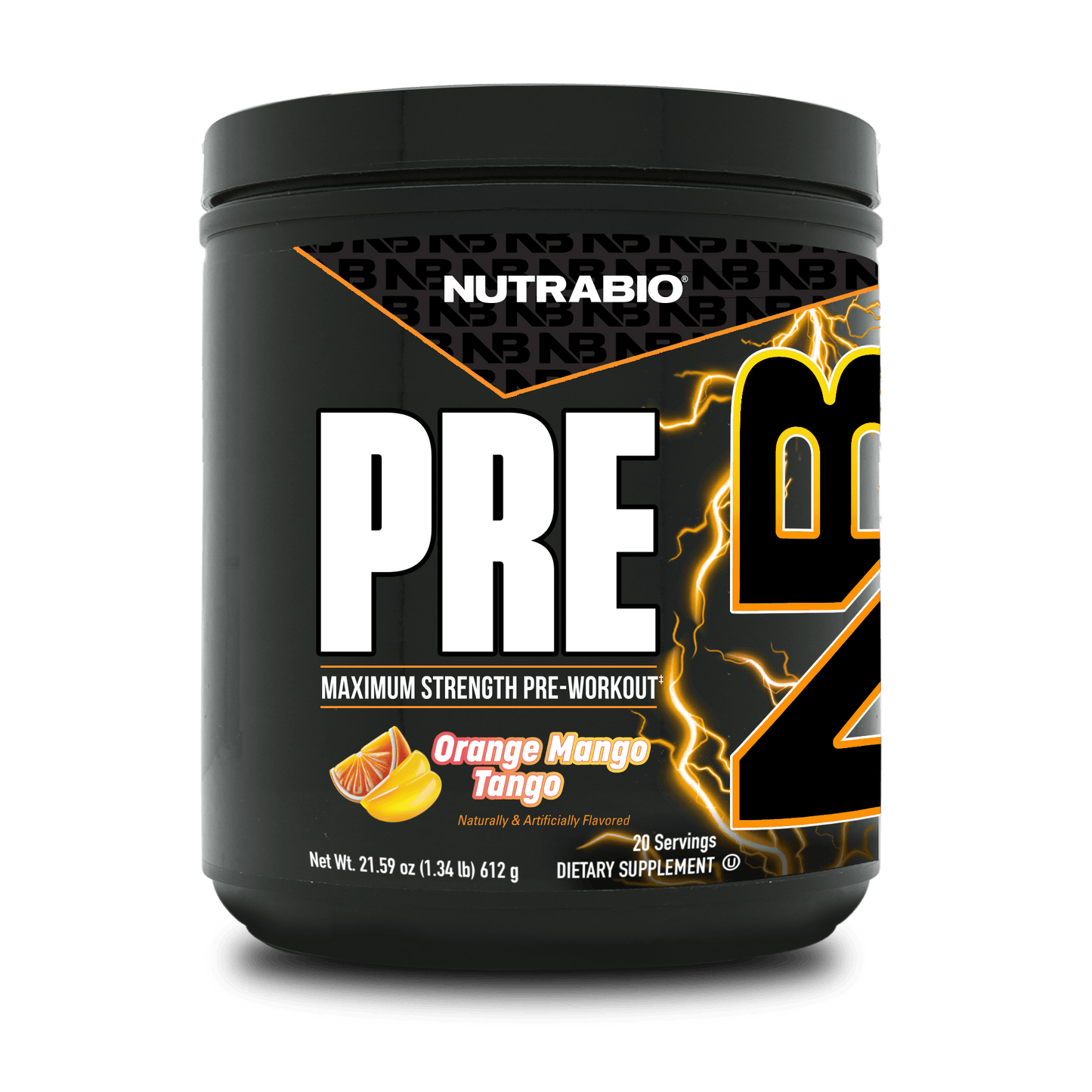 Nutrabio PRE B4 Orange Mango Tango pre-workout