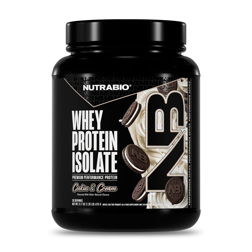 NutraBio Whey Protein 100% Isolate