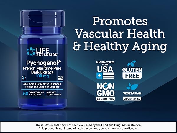 Life Extension Pycnogenol 100mg (60 Vcaps)