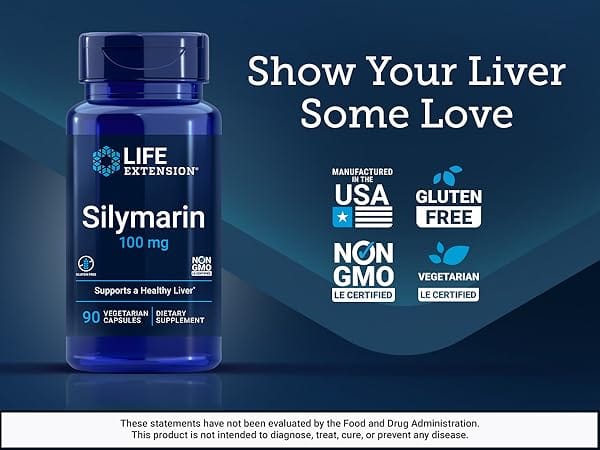Life Extension Silymarin 100mg for liver health