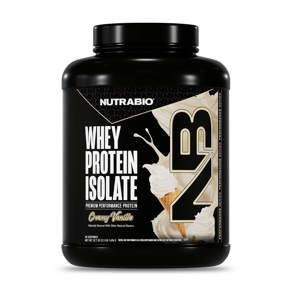 NutraBio Whey Protein 100% Isolate