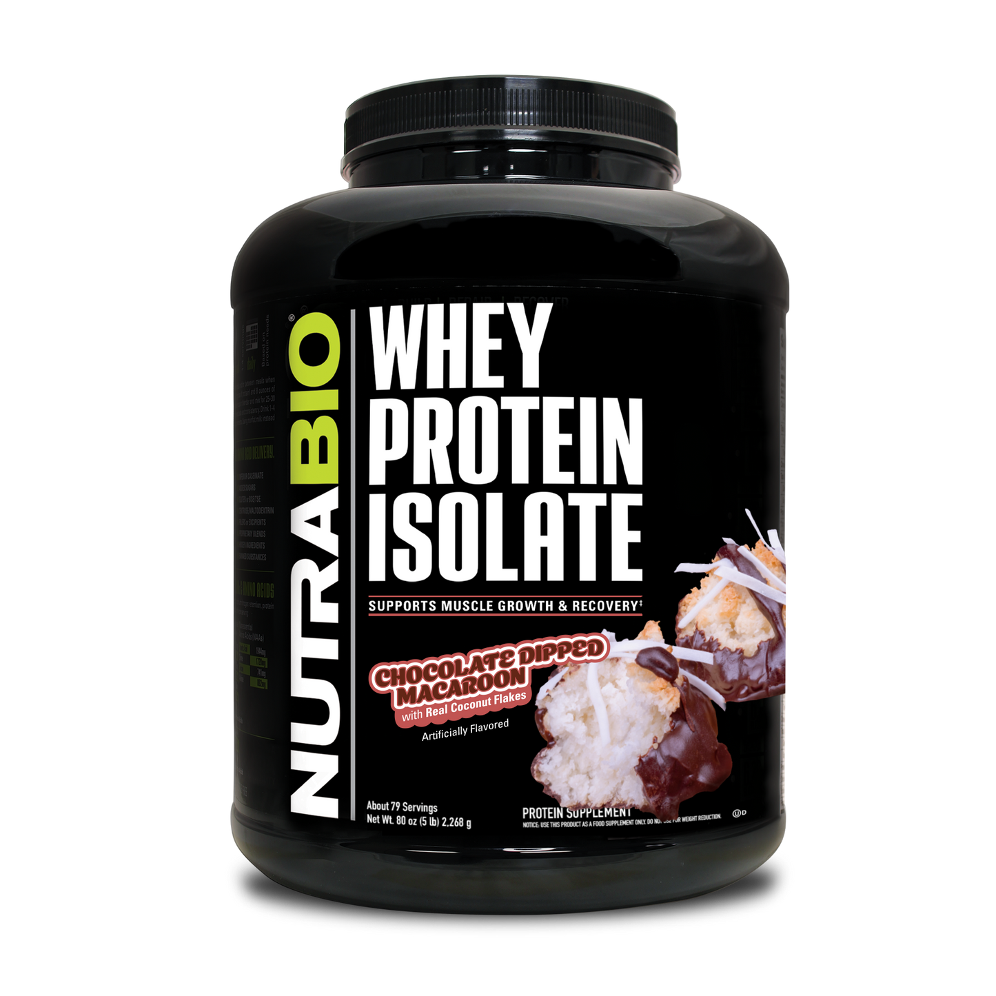 NutraBio 100% Whey Protein Isolate