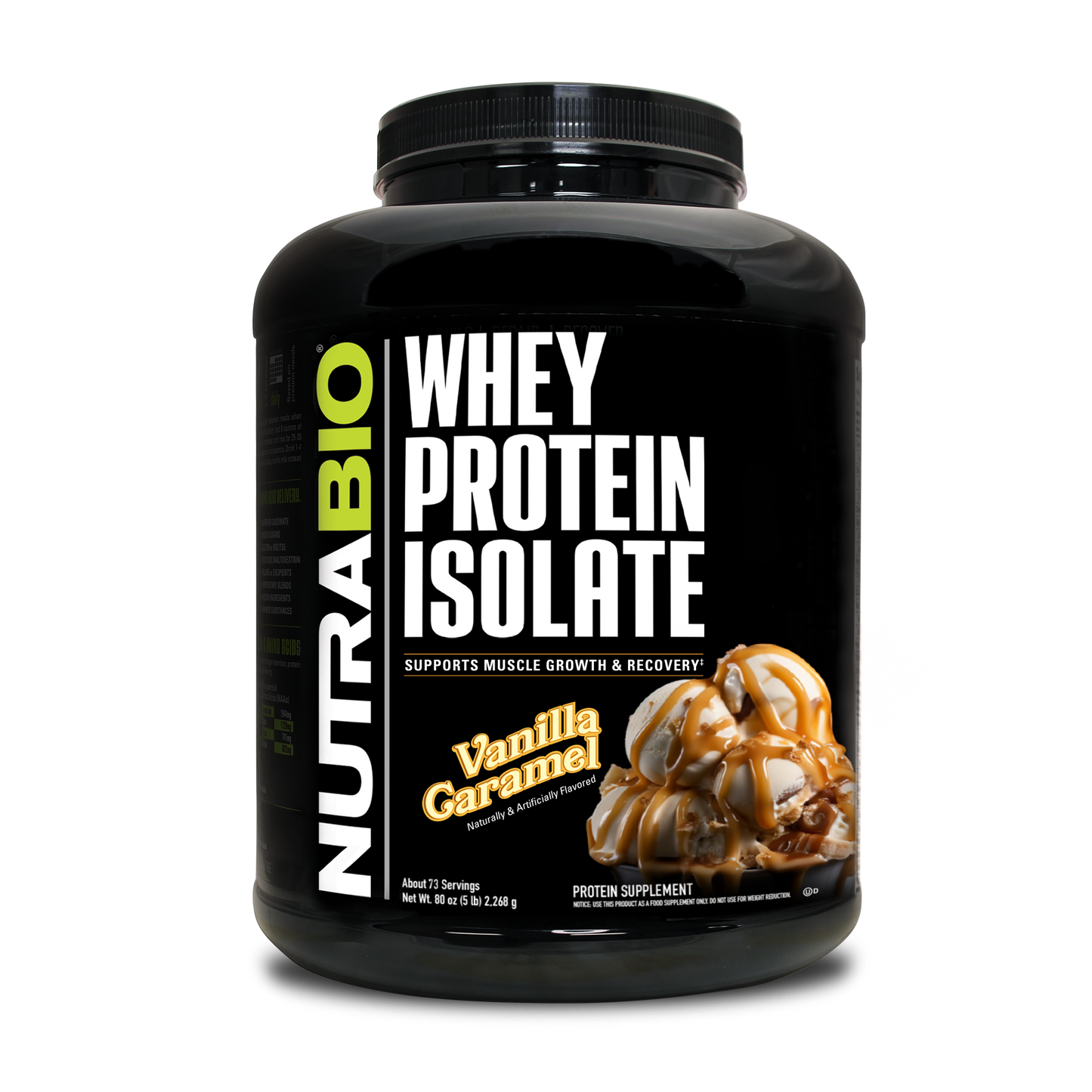 NutraBio 100% Whey Protein Isolate