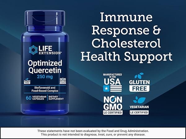 Life Extension Optimized Quercetin for Immune Response & Cholesterol Health