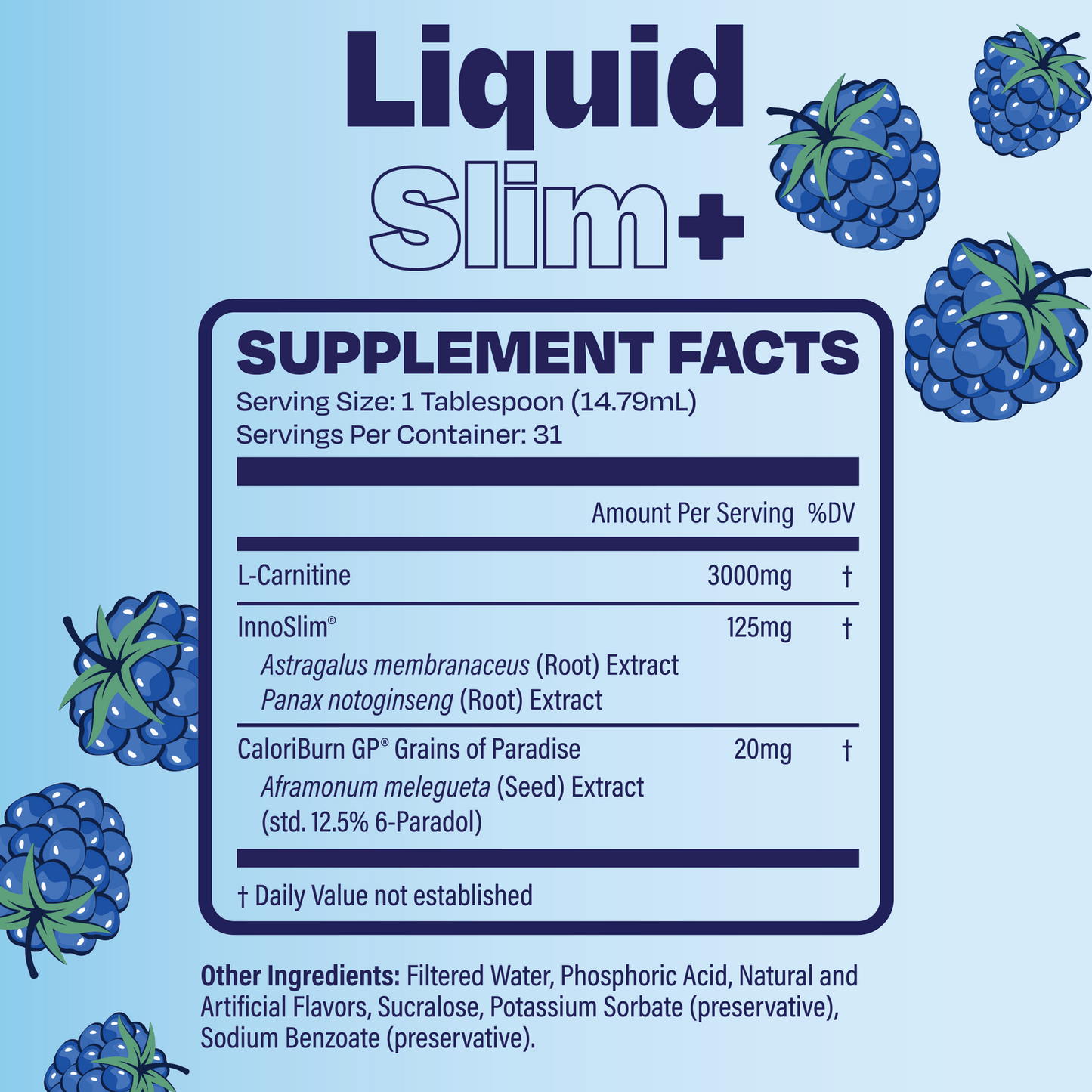 Liquid Slim+ supplement facts, Artboard10