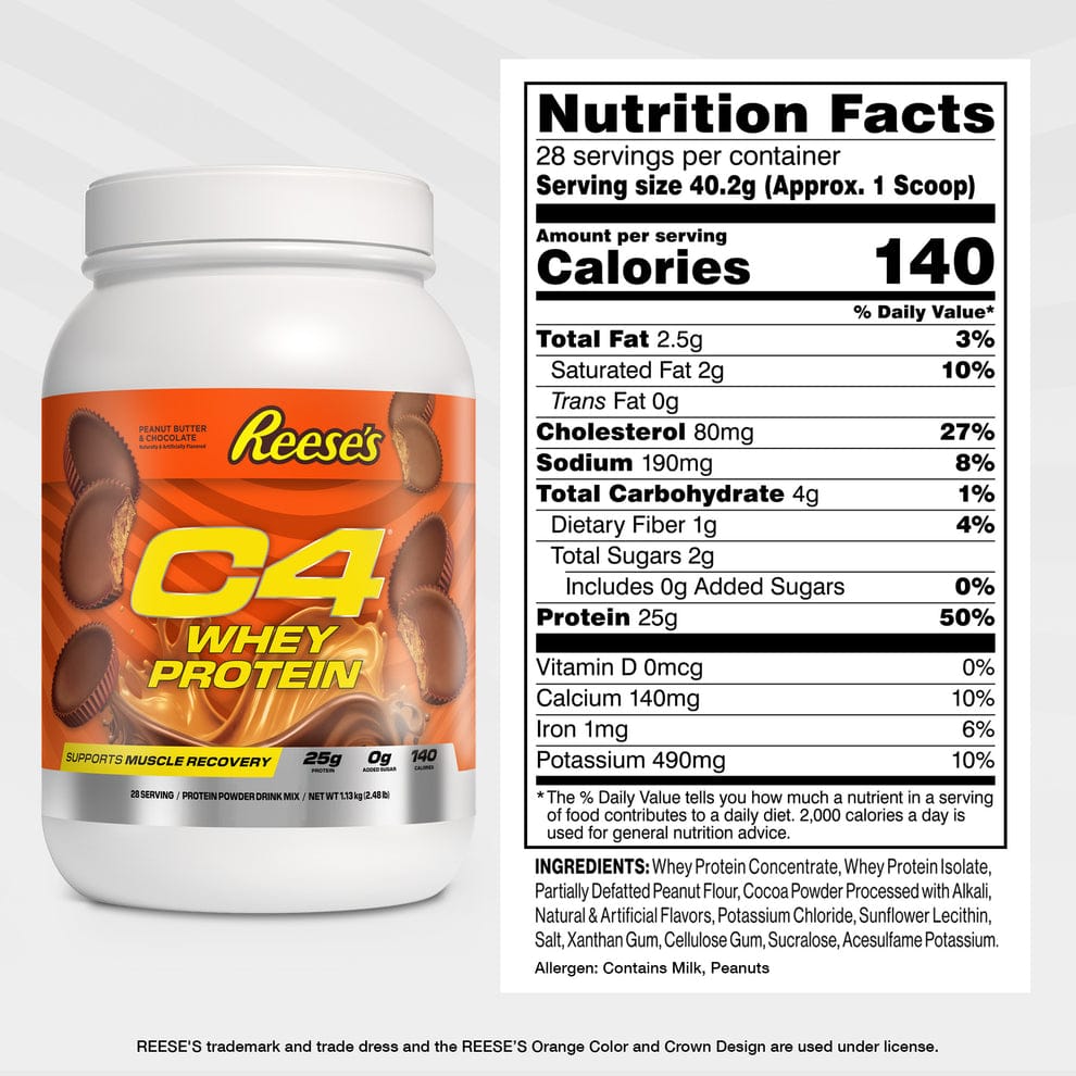 Reese's C4 Whey Protein nutrition facts