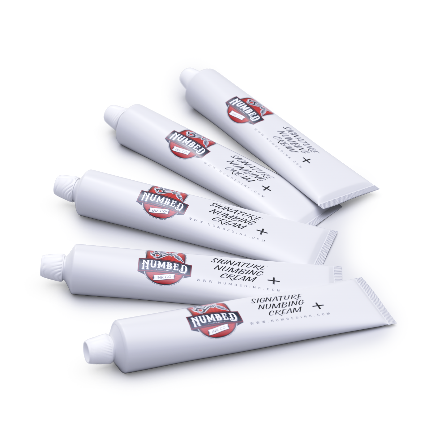 Five tubes of Numbed Signature Numbing Cream
