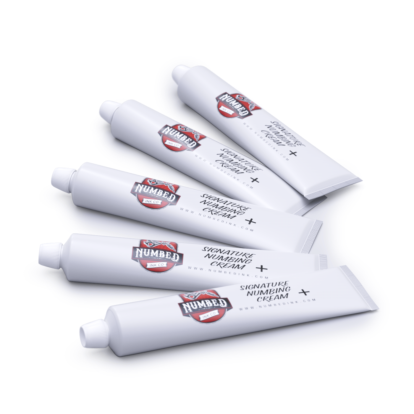 Five tubes of Numbed Signature Numbing Cream