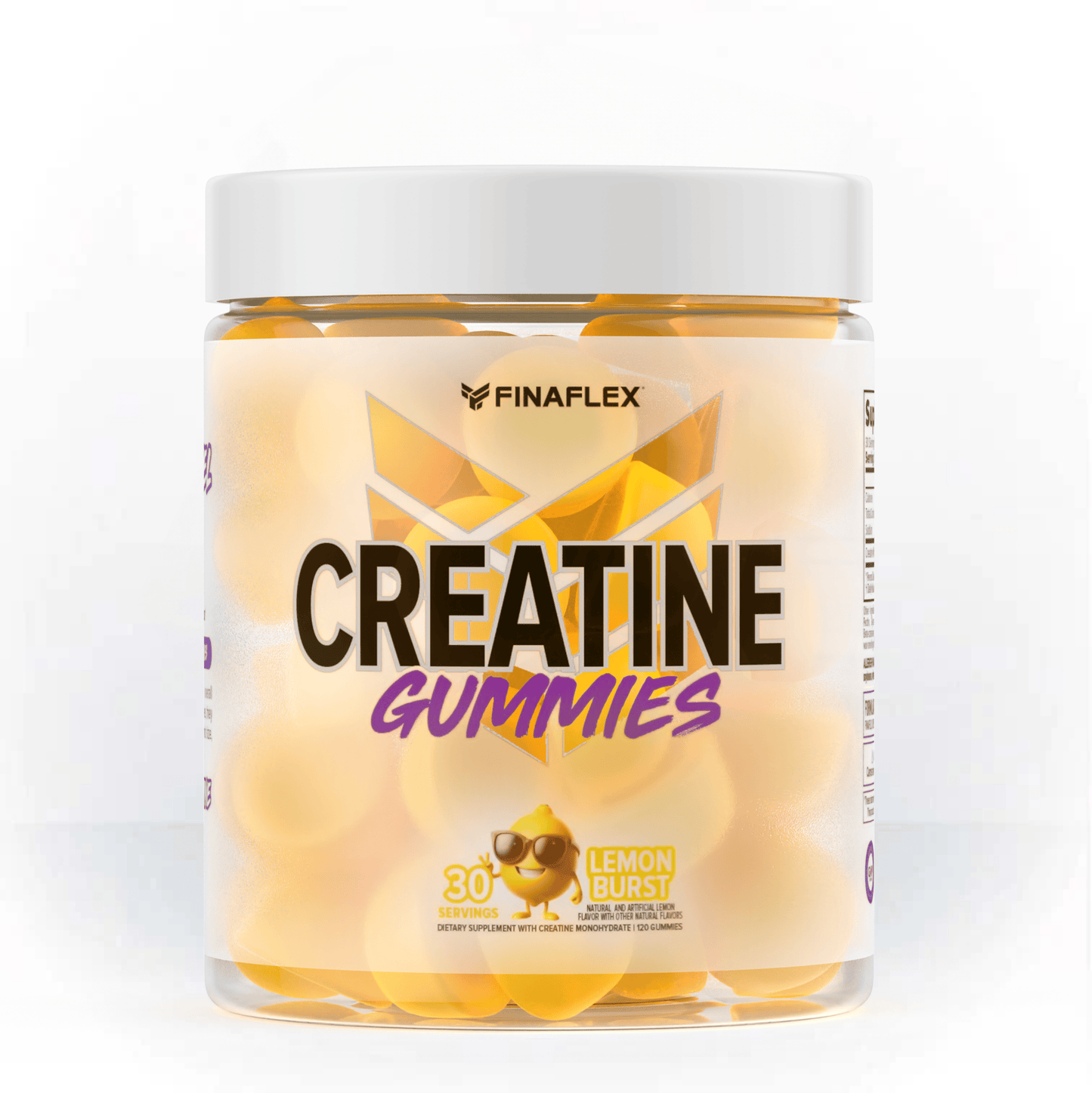 FINAFLEX Creatine Gummies - Lemon Burst (Front)
