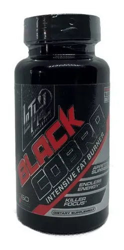 Black Cobra Intensive Fat Burner Supplement Bottle