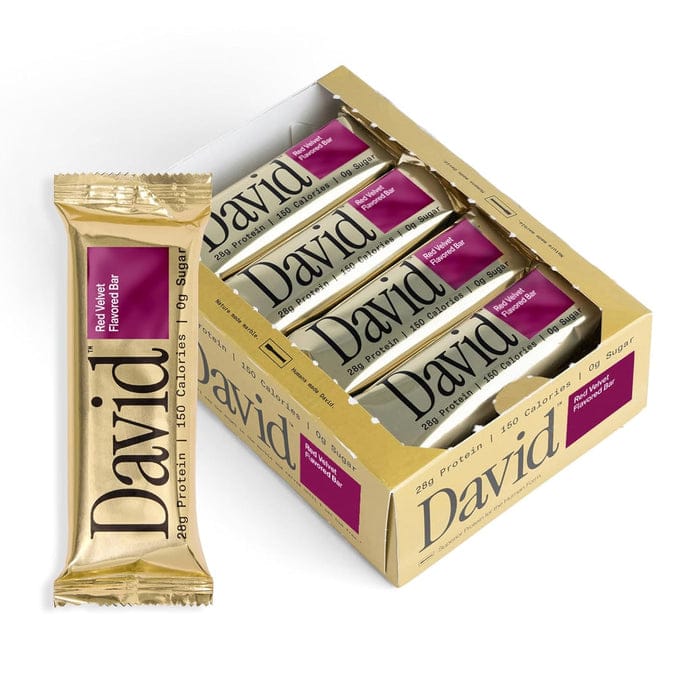 David Red Velvet protein bars