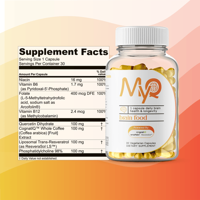 MyQ brain food supplement facts