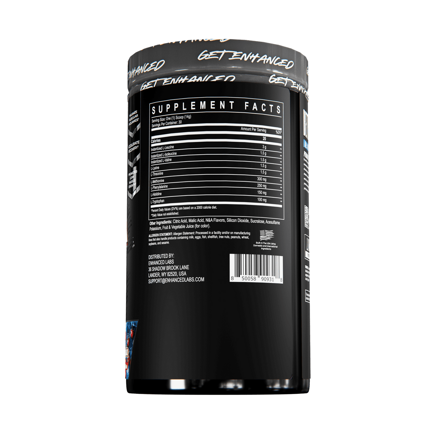 NEBULA3 supplement facts label