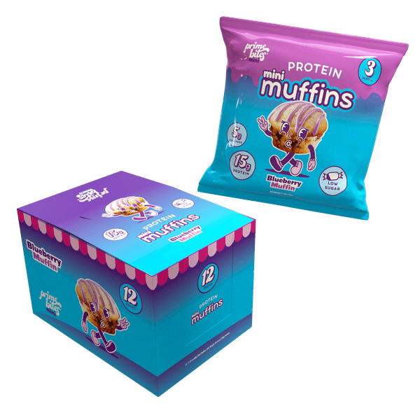 Prime Bites Blueberry Mini Protein Muffins