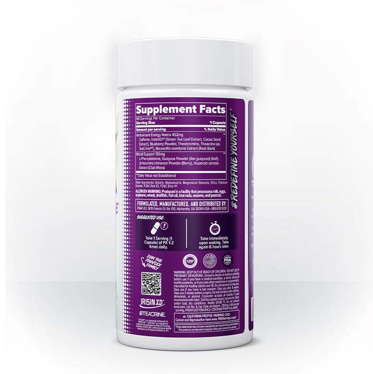 Finaflex PX White Pro Xanthine - Advanced Fat Burner & Energy Supplement