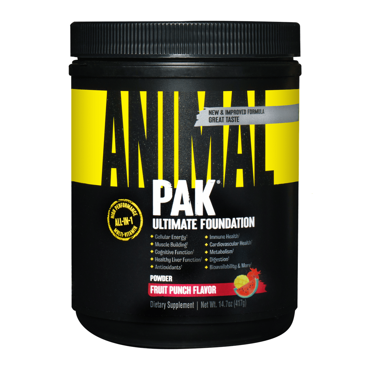 Animal Pak Fruit Punch Powder Supplement 417g