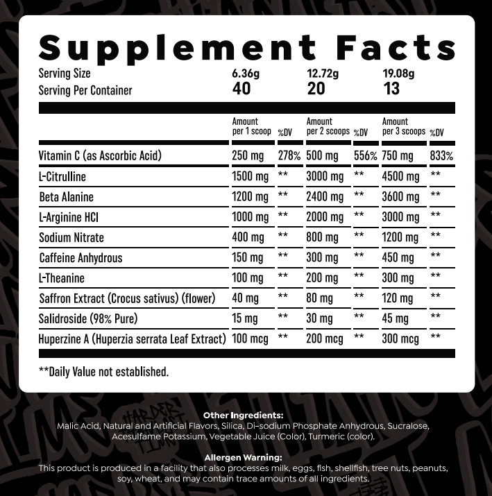 HTLT Signature Series Pre-Workout - High Stim Energy & Focus Formula