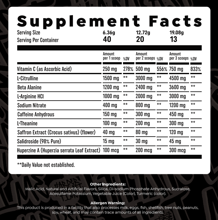 HTLT Signature Series Pre-Workout - High Stim Energy & Focus Formula