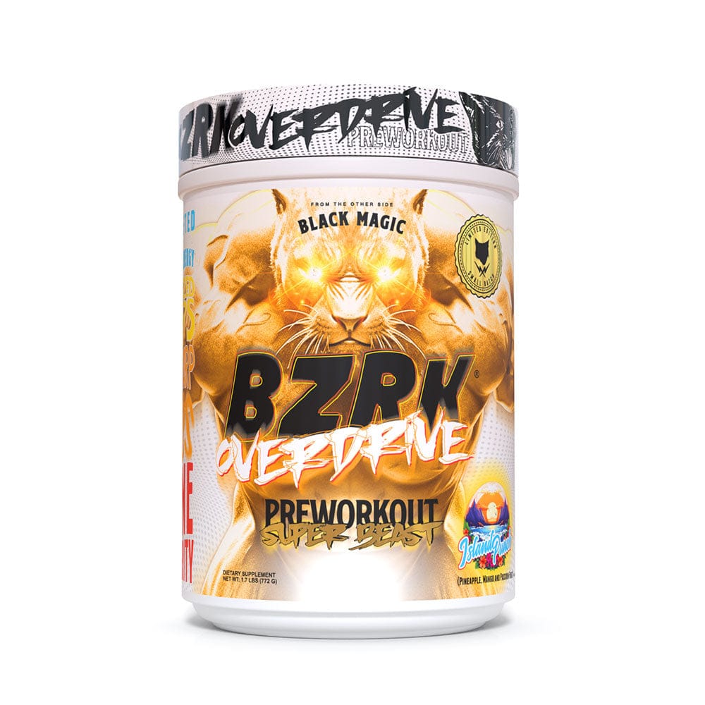 BZRK Overdrive Island Preworkout Supplement