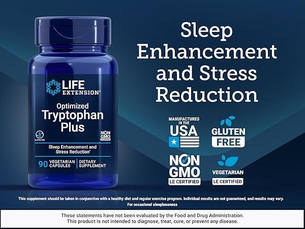 Life Extension Tryptophan Plus for Sleep & Stress