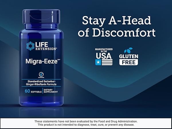 Life Extension Migra-Eeze supplement for headache relief.