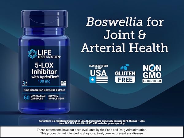Life Extension 5-LOX Inhibitor With ApresFlex 100mg 60Vcaps
