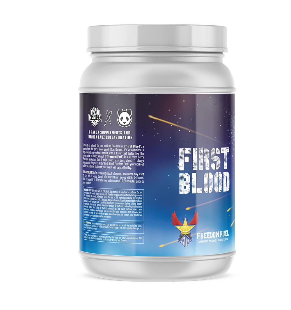First Blood pre-workout supplement