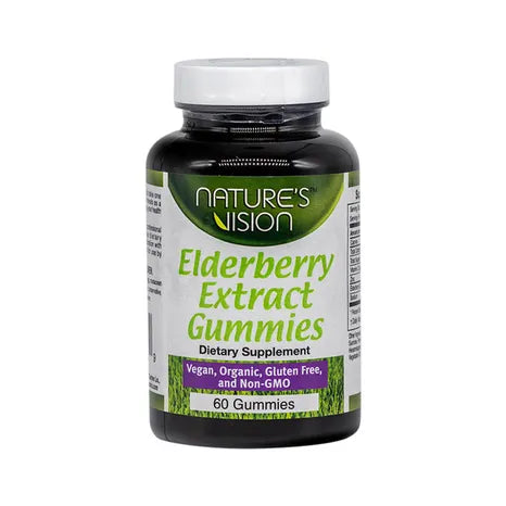 Nature's Vision Elderberry Extract Gummies (60 count)