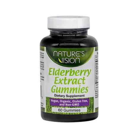Nature's Vision Elderberry Extract Gummies (60 count)