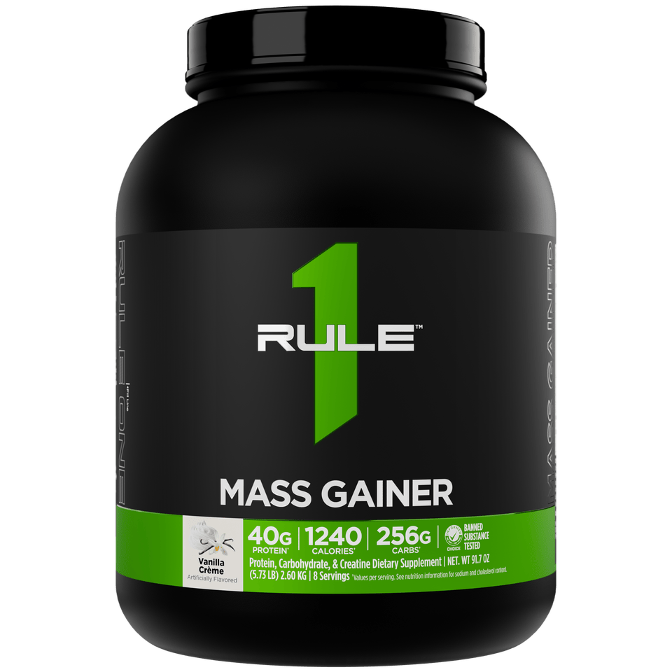 Rule 1 Mass Gainer 5lb Vanilla Creme (front)