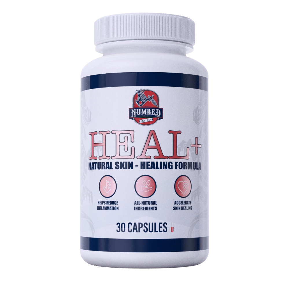 Numbed Heal Plus capsules - front view