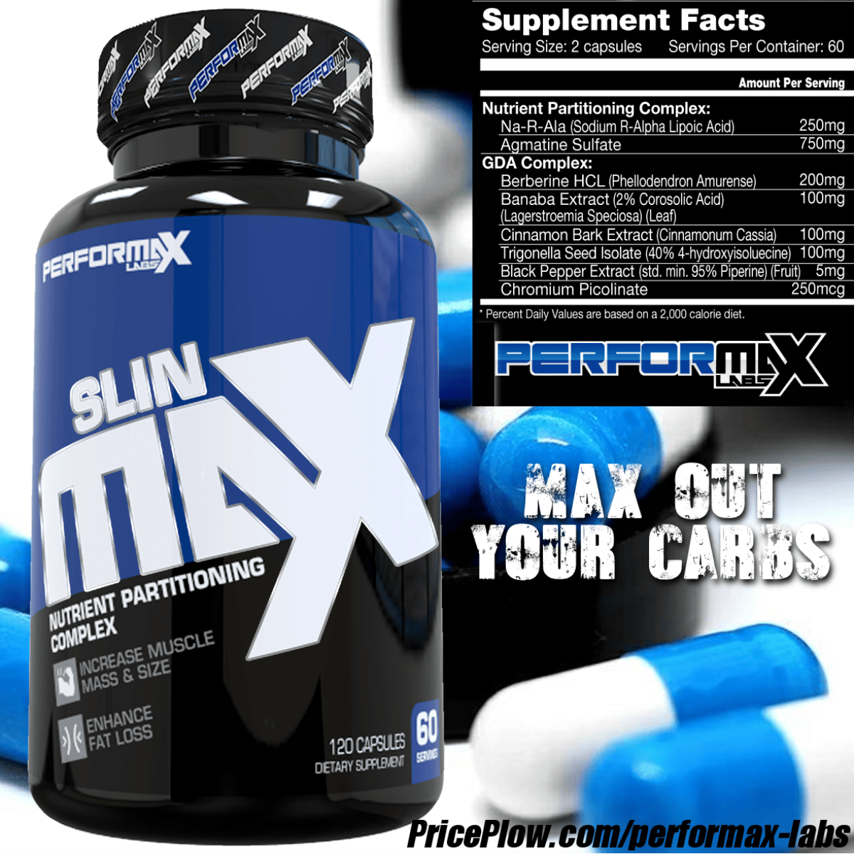 Performax Labs SLIN Max nutrient partitioning complex