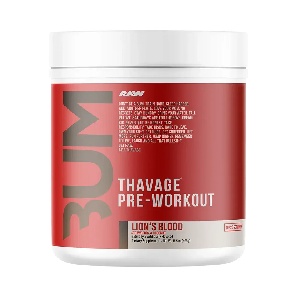 Raw Nutrition CBUM Thavage Pre-Workout