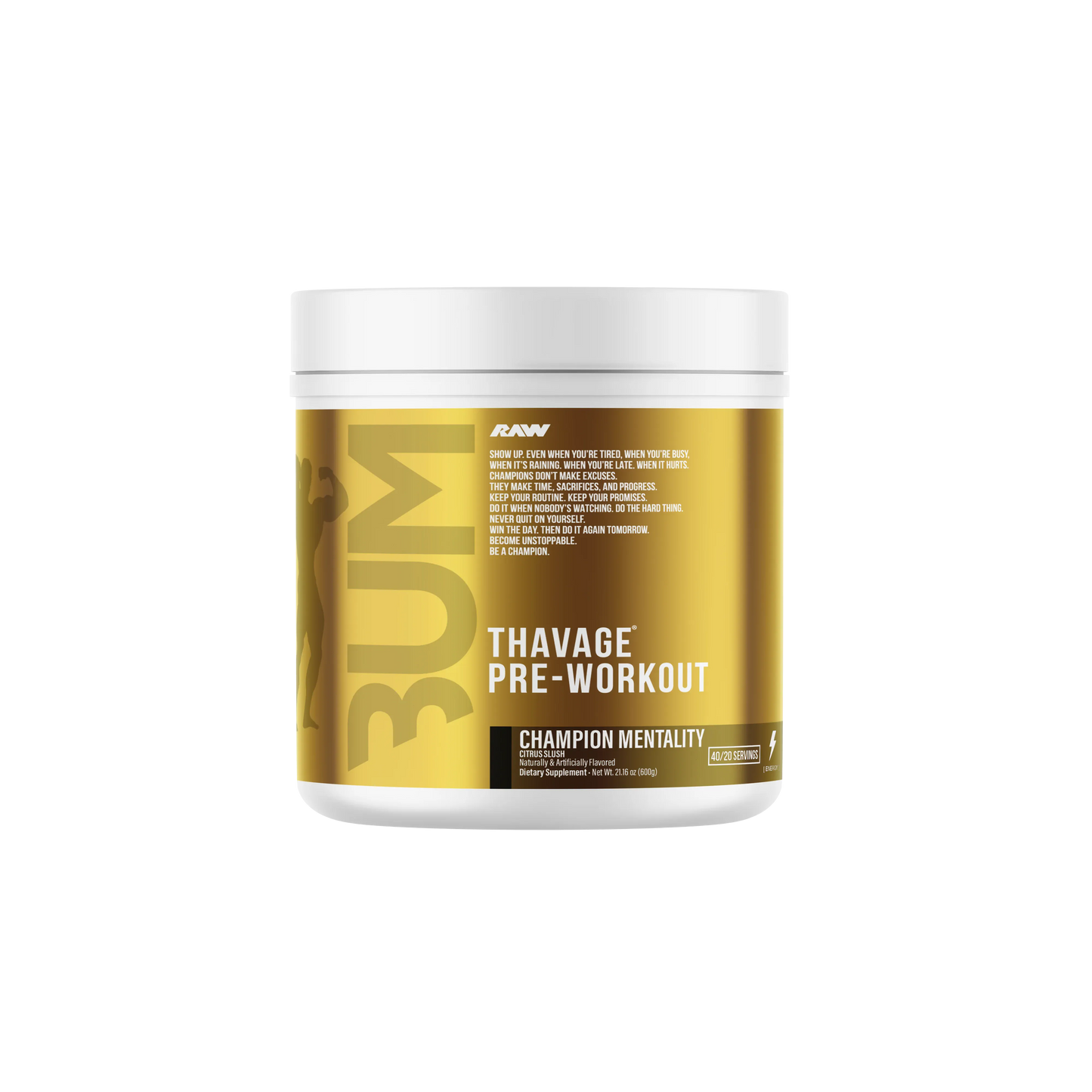 Raw Nutrition CBUM Thavage Pre-Workout