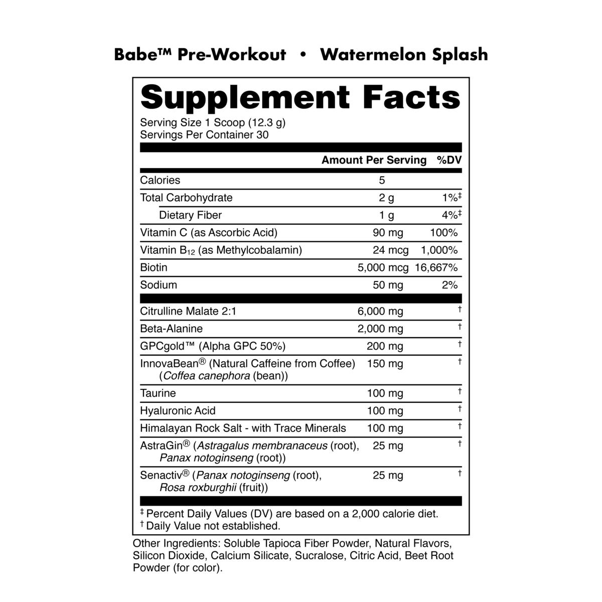 Bucked Up Babe™ Pre-Workout