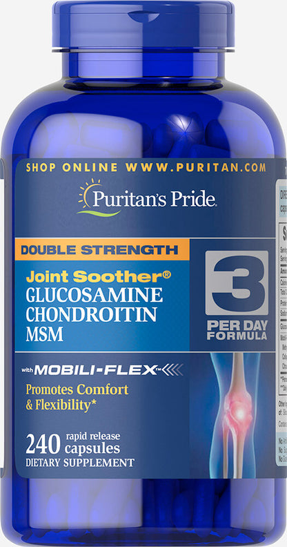 Puritan's Pride Double Strength Glucosamine Chondroitin & MSM