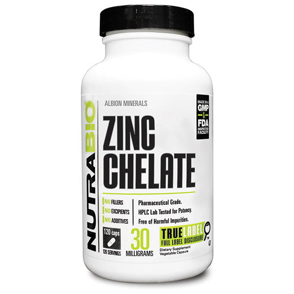 NutraBio Zinc Chelate