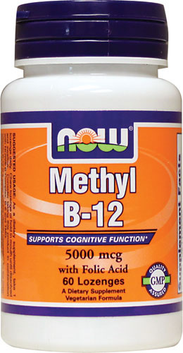 NOW Methyl B-12 10,000mg (60lozenges)