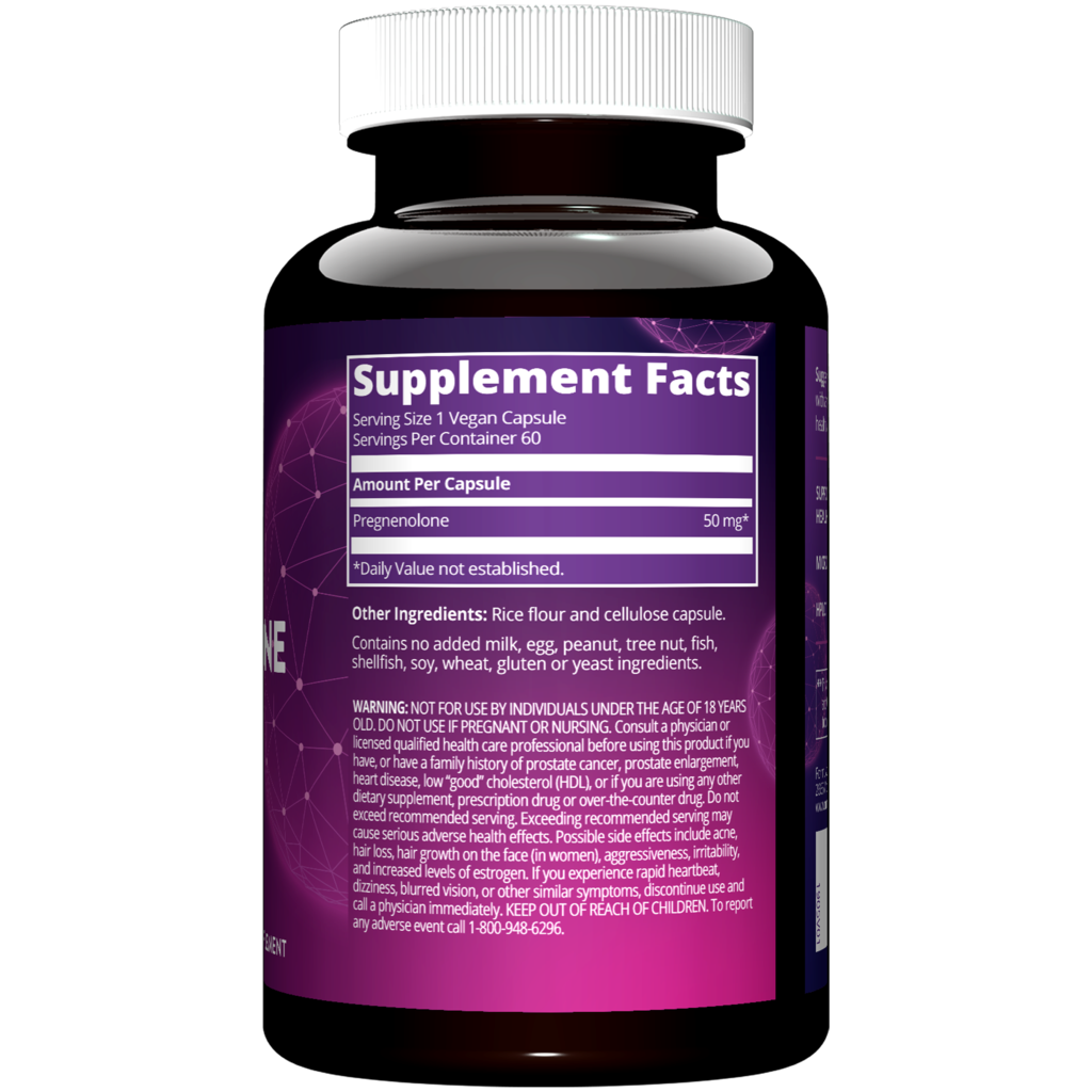 MRM Pregnenolone 50mg (60 Vcaps)