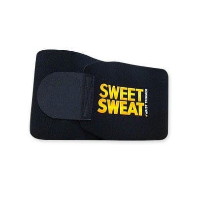 Black Sweet Sweat waist trimmer.