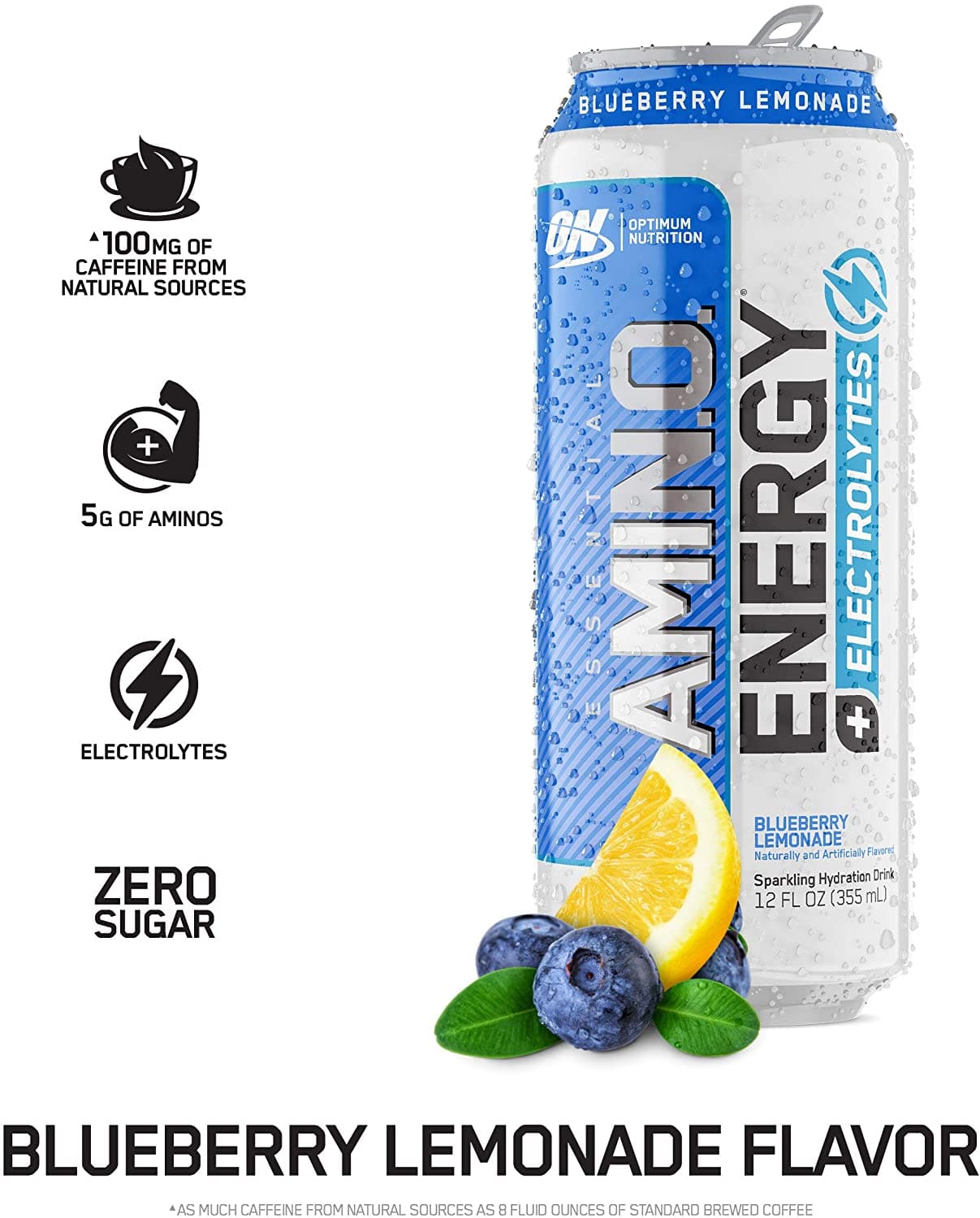 Optimum Nutrition Amino Energy Blueberry Lemonade Drink