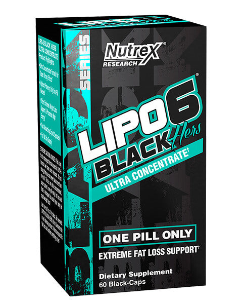 Lipo 6 Black Hers Ultra Bottle Front