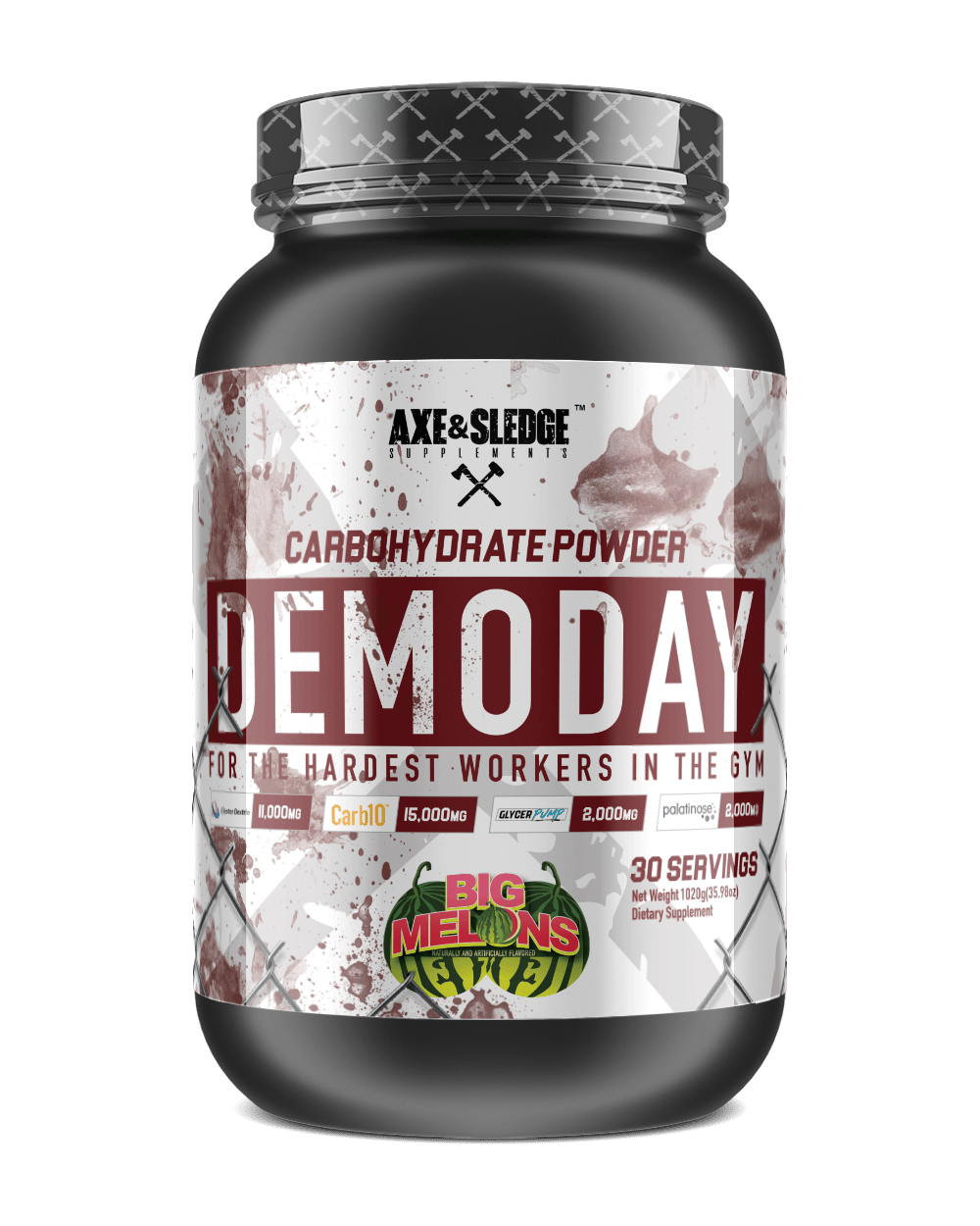 Axe & Sledge Demo Day Big Melons Carbohydrate Powder