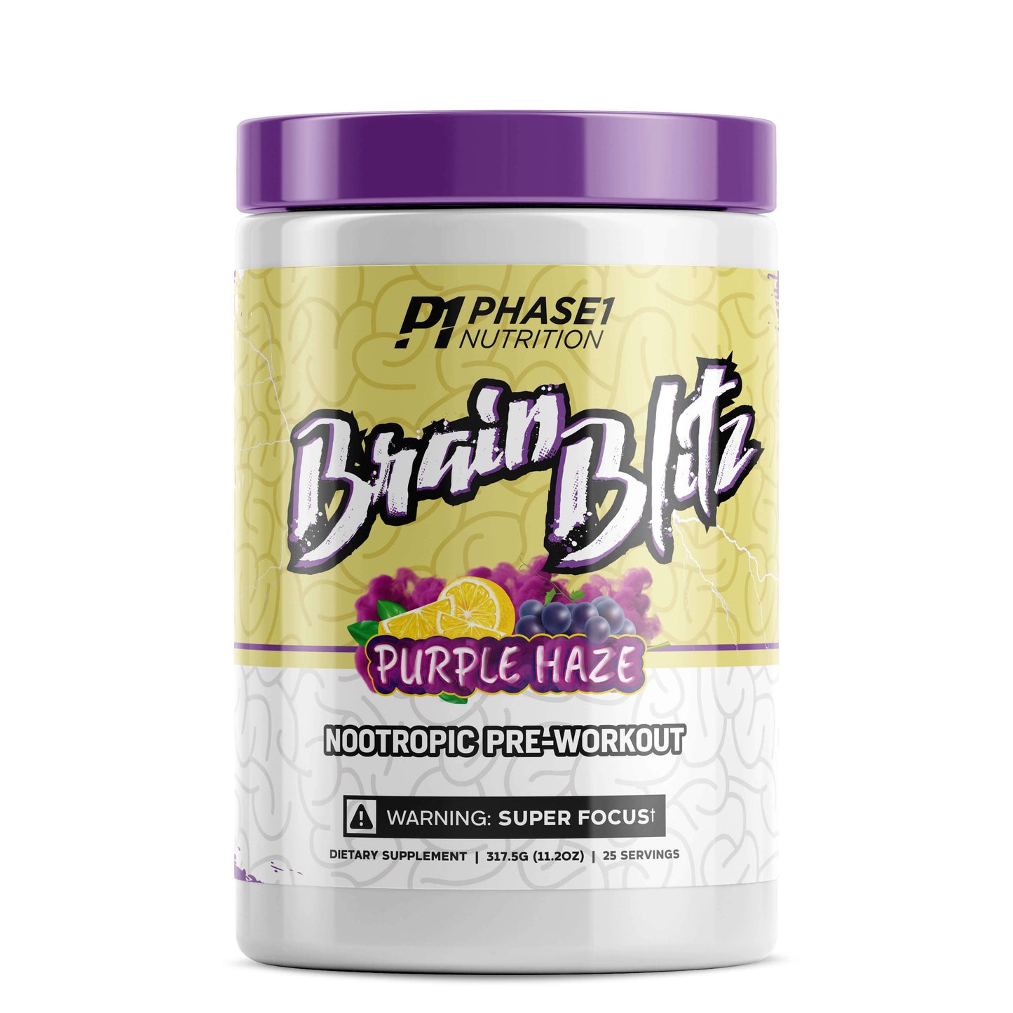 Phase 1 Nutrition Brain Blitz Purple Haze pre-workout