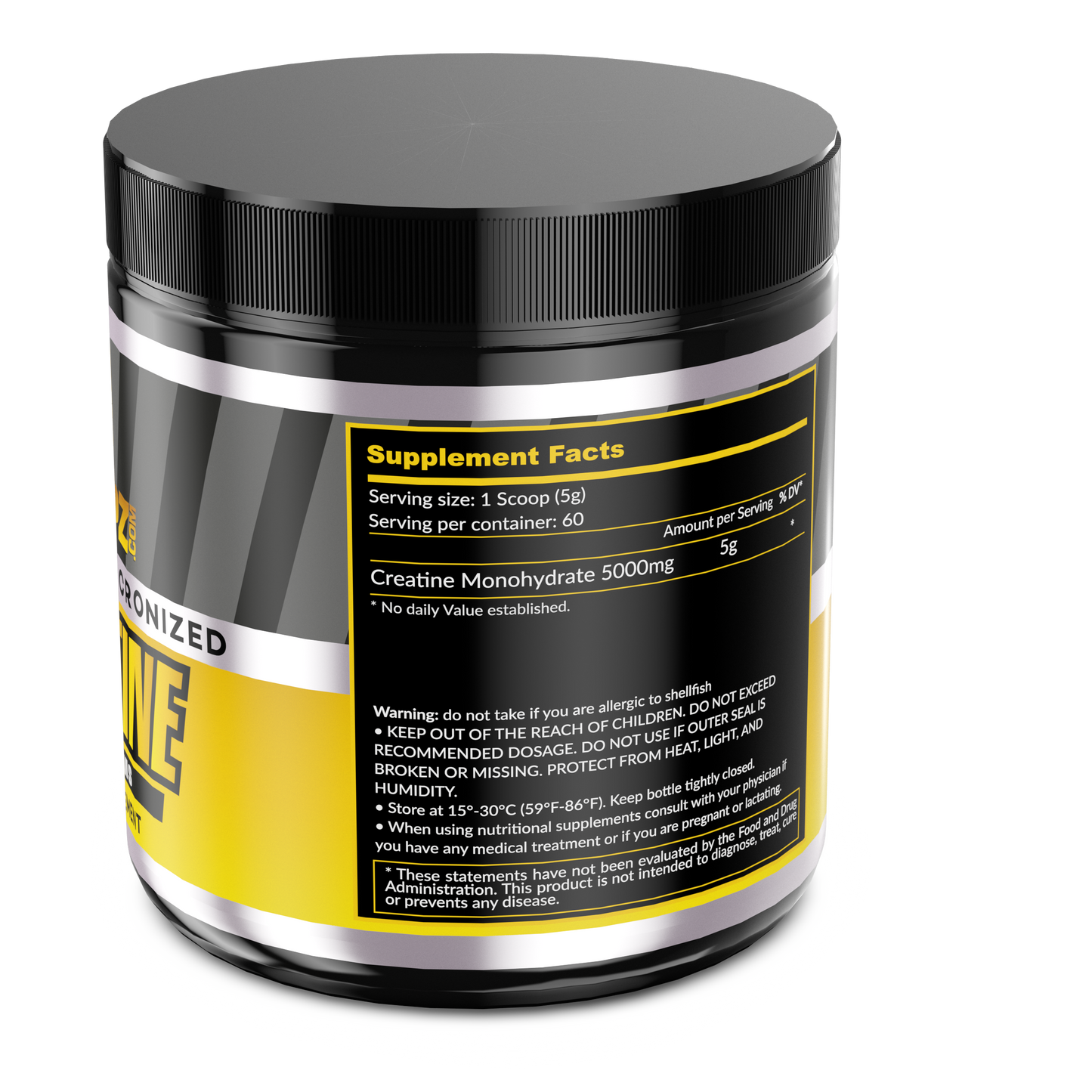 Suppz.com 100% Pure Micronized Creatine 300g