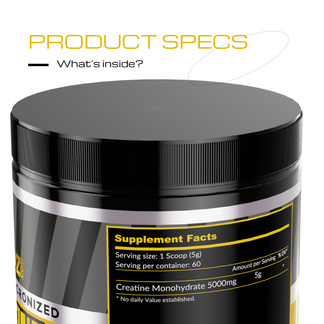 Suppz.com 100% Pure Micronized Creatine 300g