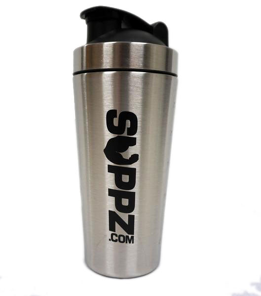 Suppz Metal Shaker Bottle